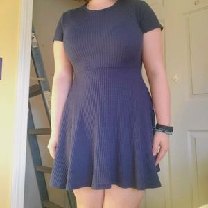 Navy blue summer dress